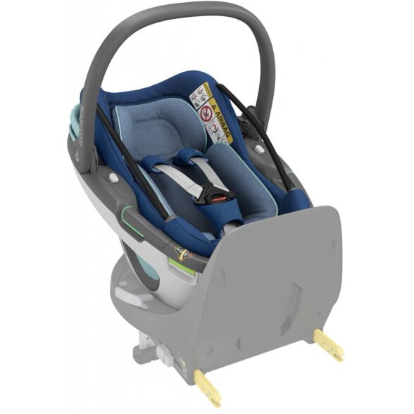 "Maxi-Cosi Coral 360" - pasukama automobilinė kėdutė ~0-12 kg | Essential Blue 1