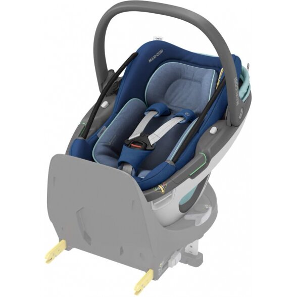 "Maxi-Cosi Coral 360" - pasukama automobilinė kėdutė ~0-12 kg | Essential Blue 4