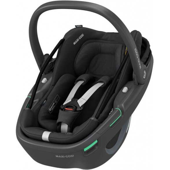 "Maxi-Cosi Coral 360" - pasukama automobilinė kėdutė, komplektas su baze ~0-12 kg | BLK Essential Black 1