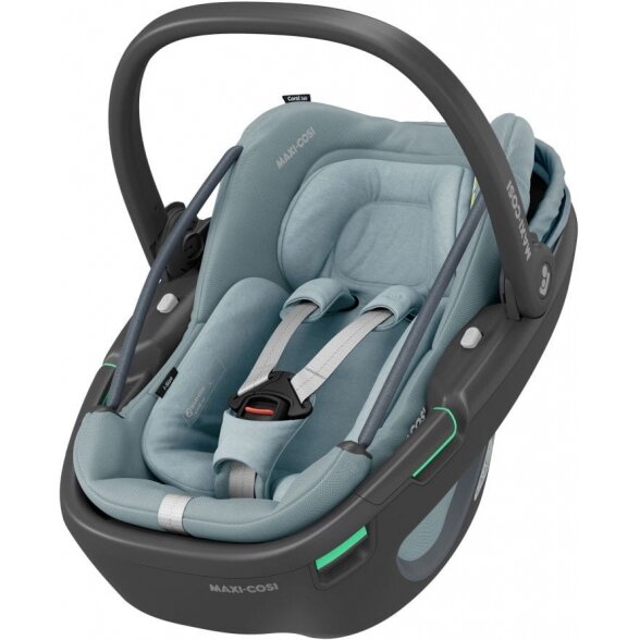 "Maxi-Cosi Coral 360" - pasukama automobilinė kėdutė, komplektas su baze ~0-12 kg | BLK Essential Grey 1