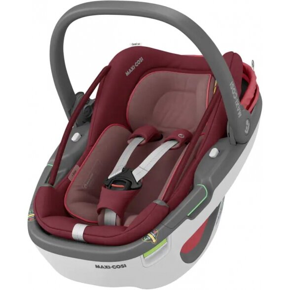 "Maxi-Cosi Coral 360" - pasukama automobilinė kėdutė, komplektas su baze ~0-12 kg | Essential Red 1