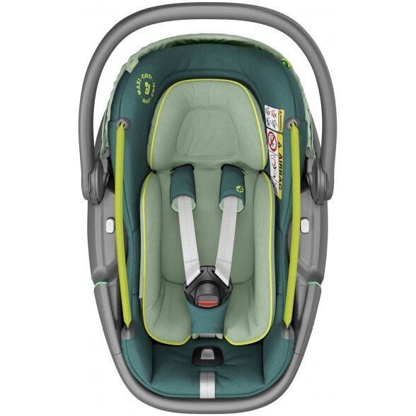 "Maxi-Cosi Coral" - "i-Size" lengvoji automobilinė kėdutė ~0-13 kg | Neo Green 1