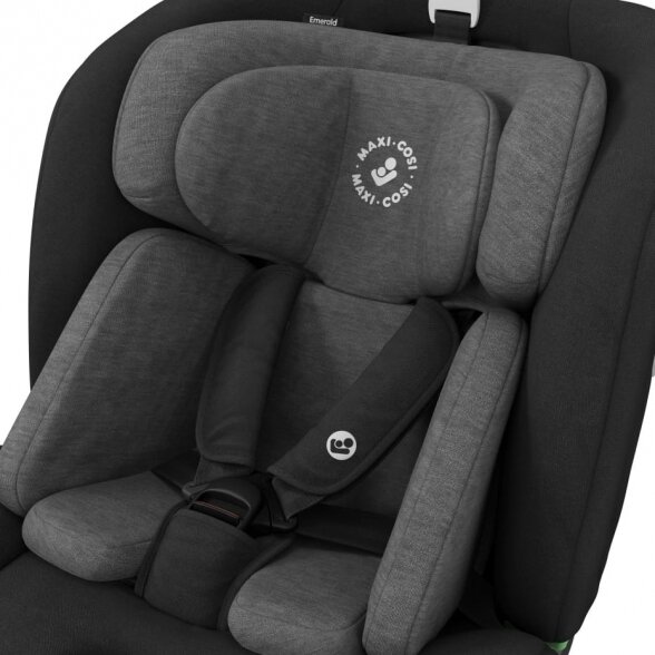 "Maxi-Cosi Emerald i-Size" automobilinė kėdutė ~0-25 kg | Authentic Black 7