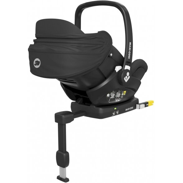 "Maxi-Cosi Marble" -  automobilinė kėdutė 0-13 kg + bazė | Essential Black 2