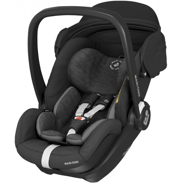 "Maxi-Cosi Marble" -  automobilinė kėdutė 0-13 kg + bazė | Essential Black 6