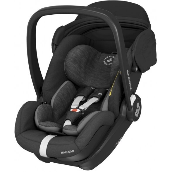 "Maxi-Cosi Marble" -  automobilinė kėdutė 0-13 kg + bazė | Essential Black 7