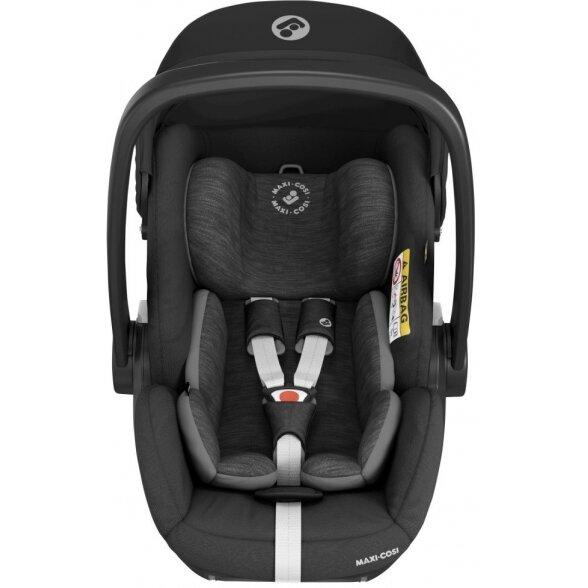 "Maxi-Cosi Marble" -  automobilinė kėdutė 0-13 kg + bazė | Essential Black 8