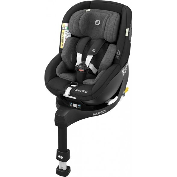 Maxi-Cosi Mica PRO Eco i-Size - pasukama automobilinė kėdutė 0-18 kg | Autentiška juoda