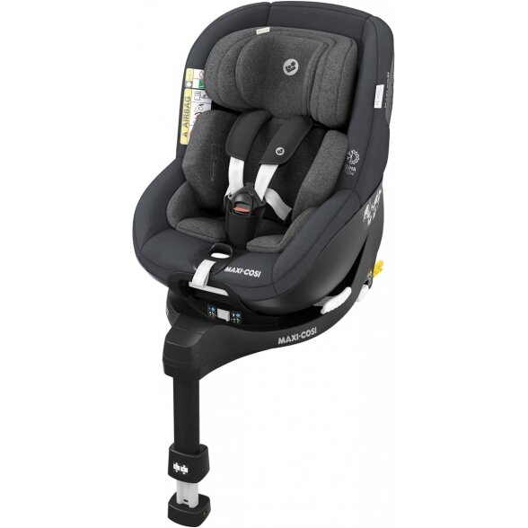 Maxi-Cosi Mica PRO Eco i-Size - pasukama automobilinė kėdutė 0-18 kg | Authentic Graphite