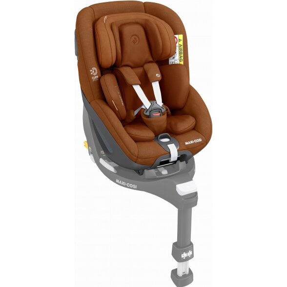 "Maxi-Cosi Pearl 360 i-Size" automobilinė kėdutė ~0-18 kg | Authentic Cognac 2