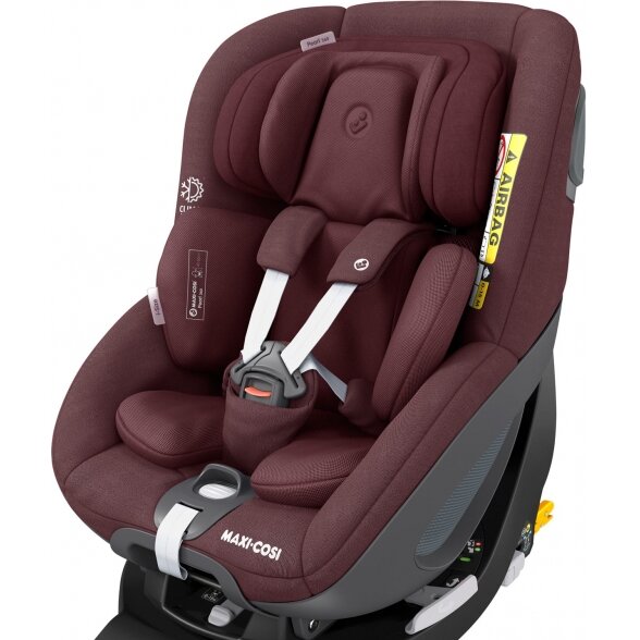 "Maxi-Cosi Pearl 360 i-Size" automobilinė kėdutė ~0-18 kg | Autentiška raudona