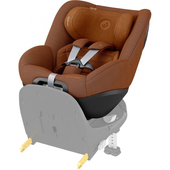 Maxi-Cosi Pearl 360 PRO - pasukama, ištraukiama automobilinė kėdutė ~0-18 kg | Authentic Cognac 3