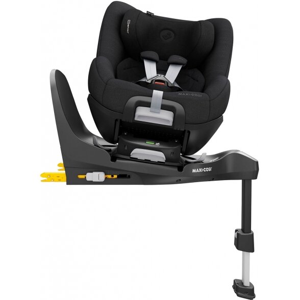 Maxi-Cosi Pearl 360 PRO - besisukanti, ištraukiama autokėdutė ~0-18 kg, rinkinys su baze | Authentic Black 1