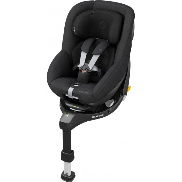 Maxi-Cosi Pearl 360 PRO - besisukanti, ištraukiama autokėdutė ~0-18 kg, rinkinys su baze | Authentic Black