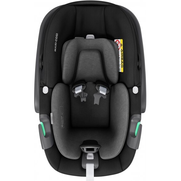 "Maxi-Cosi Pebble 360 i-Size" - pasukama automobilinė kėdutė ~0-13 kg | Essential Black 1