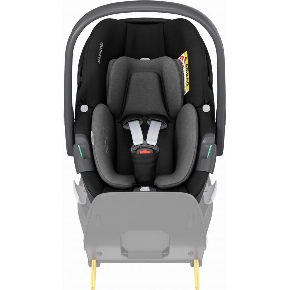 "Maxi-Cosi Pebble 360 i-Size" - pasukama automobilinė kėdutė ~0-13 kg | Essential Black 10