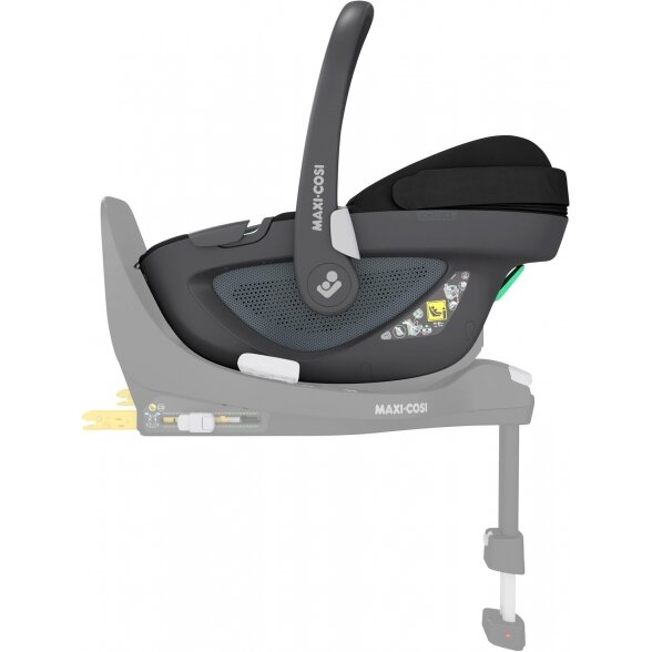 "Maxi-Cosi Pebble 360 i-Size" - pasukama automobilinė kėdutė ~0-13 kg | Essential Black 11