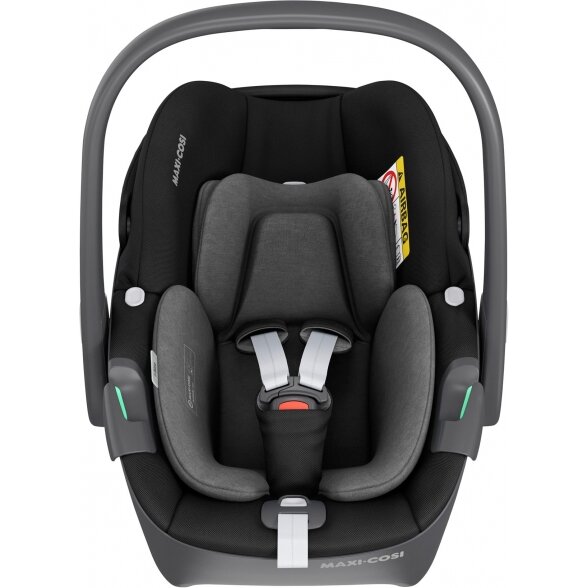 "Maxi-Cosi Pebble 360 i-Size" - pasukama automobilinė kėdutė ~0-13 kg | Essential Black 3