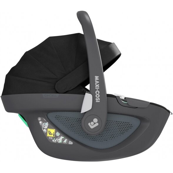 "Maxi-Cosi Pebble 360 i-Size" - pasukama automobilinė kėdutė ~0-13 kg | Essential Black 5