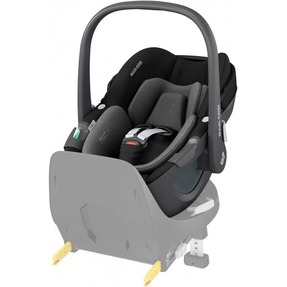 "Maxi-Cosi Pebble 360 i-Size" - pasukama automobilinė kėdutė ~0-13 kg | Essential Black 8