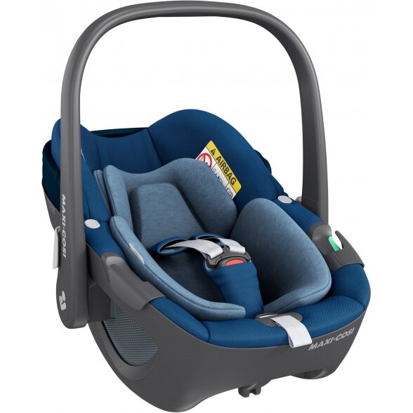 "Maxi-Cosi Pebble 360 i-Size" - pasukama automobilinė kėdutė ~0-13 kg | Essential Blue 2