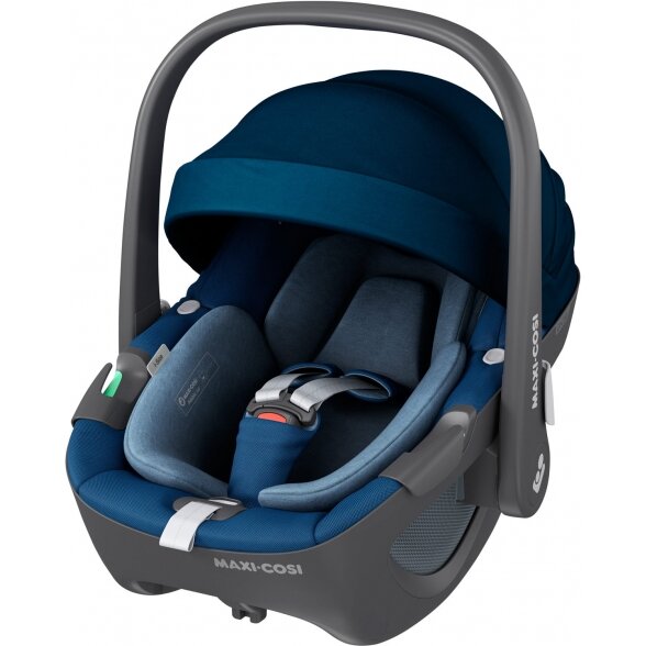 "Maxi-Cosi Pebble 360 i-Size" - pasukama automobilinė kėdutė ~0-13 kg | Essential Blue 6