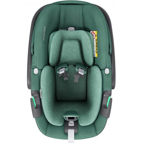 "Maxi-Cosi Pebble 360 i-Size" - pasukama automobilinė kėdutė ~0-13 kg | Essential Green 1