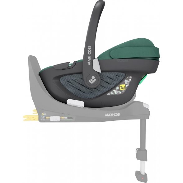 "Maxi-Cosi Pebble 360 i-Size" - pasukama automobilinė kėdutė ~0-13 kg | Essential Green 11