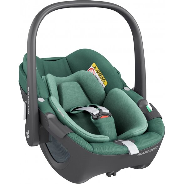 "Maxi-Cosi Pebble 360 i-Size" - pasukama automobilinė kėdutė ~0-13 kg | Essential Green 2