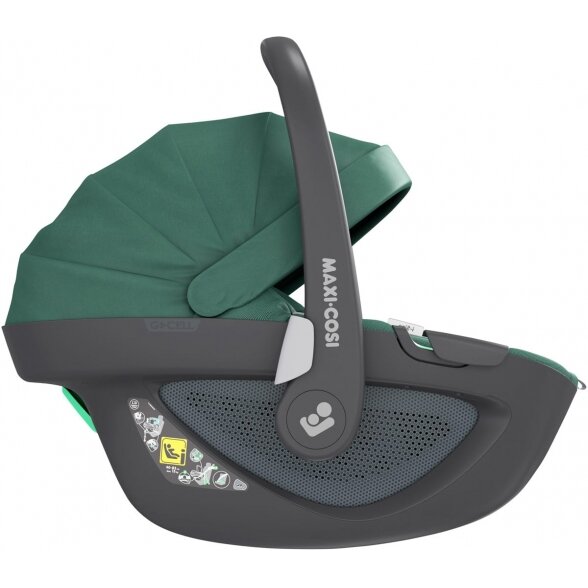 "Maxi-Cosi Pebble 360 i-Size" - pasukama automobilinė kėdutė ~0-13 kg | Essential Green 5