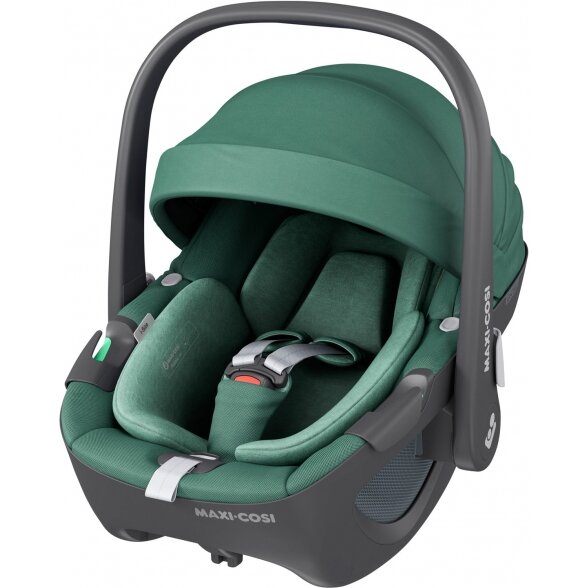 "Maxi-Cosi Pebble 360 i-Size" - pasukama automobilinė kėdutė ~0-13 kg | Essential Green 6