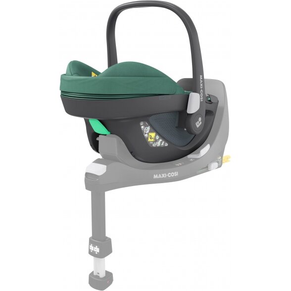 "Maxi-Cosi Pebble 360 i-Size" - pasukama automobilinė kėdutė ~0-13 kg | Essential Green 7