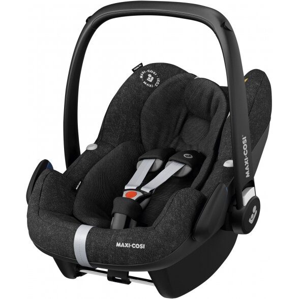 "Maxi-Cosi Pebble Pro i-Size" automobilinė kėdutė su "FamilyFix 2" baze, ~0-13 kg | Nomad Black 2