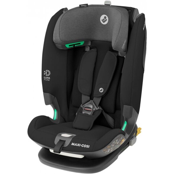 "Maxi-Cosi Titan Pro i-Size" automobilinė kėdutė 9-36 kg | Autentiška juoda