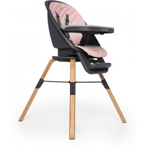 Muuvo Choc 2 - maitinimo kėdutė su pasukama sėdyne  | Powder Pink