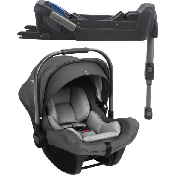 "Nuna Pipa Lite lx" - lengva automobilinė kėdutė + bazė 0-13 kg | Srieginė