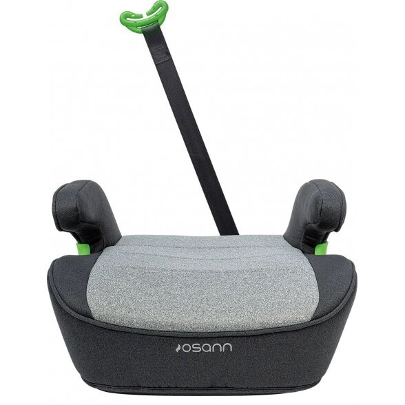 "Osann Junior Isofix i-Size" su "Gurtfix" diržu - autokėdutė/paaukštinimas | Universe Grey 4