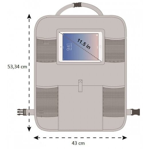 "Petite&Mars Tablet" - automobilio organizatorius su vieta planšetiniam kompiuteriui 4