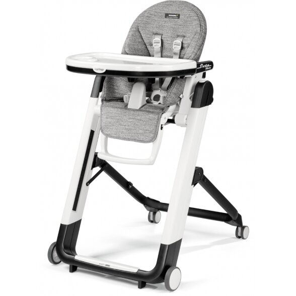 "Peg Perego Siesta Follow Me" - maitinimo kėdutė su atsilenkimo funkcija 0-15 kg | Wonder Gray