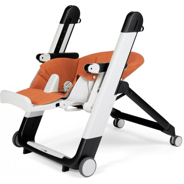 "Peg Perego Siesta Follow Me" - maitinimo kėdutė su atsilenkimo funkcija 0-15 kg | Wonder Orange 3