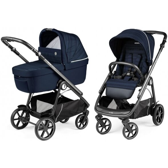 "Peg Perego Veloce" - daugiafunkcinis vežimėlis, "2-in-1" komplektas su galimybe "3-in-1" | Eclipse