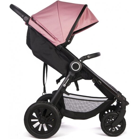 "Petite&Mars Street + Air" daugiafunkcinis vaikiškas vežimėlis | Rose Pink