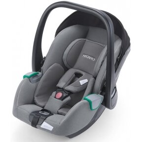 "Recaro Celona" - daugiafunkcinis vaikiškas vežimėlis, rinkinys "4 viename" | Aluminium Grey - Prime Silent Grey