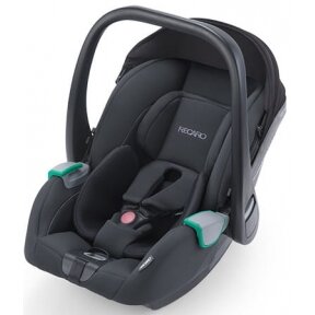 "Recaro Celona" - daugiafunkcinis vaikiškas vežimėlis, rinkinys "4 viename" | Aluminium Grey - Select Night Black