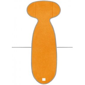 "Simple Wool Very Merry" - termoaktyvus merino vilnos įdėklas automobilinei kėdutei ~15-36kg | G2 Orange