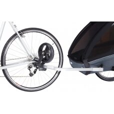 "Thule Chariot Coaster XT" priekaba dviems vaikams - dviračio priekaba "2-in-1" | Juoda
