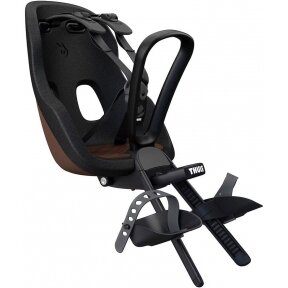 "Thule Yepp Nexxt 2 Mini" - lengva priekyje montuojama dviračių sėdynė | Šokoladinė ruda