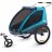 "Thule Chariot Coaster XT" priekaba dviems vaikams - dviračio priekaba "2-in-1" | Mėlyna