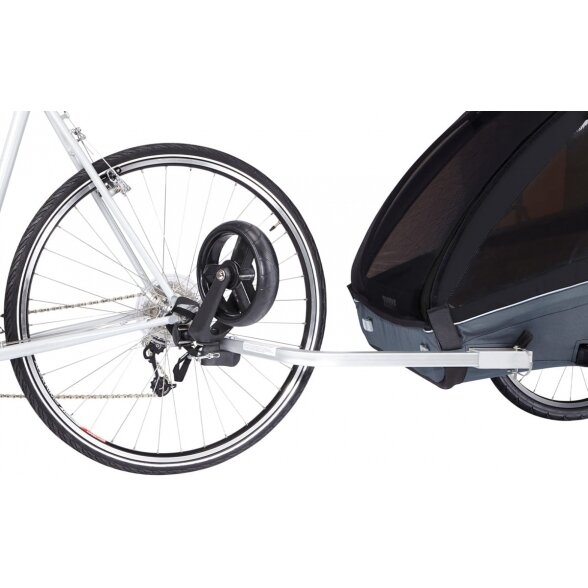 "Thule Chariot Coaster XT" priekaba dviems vaikams - dviračio priekaba "2-in-1" | Juoda 1