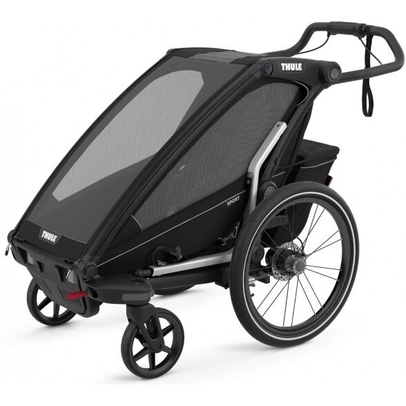 THULE Chariot Sport 1 - dviračio priekaba "2-in-1" Juoda